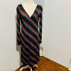 BCBG Faux Wrap Dress